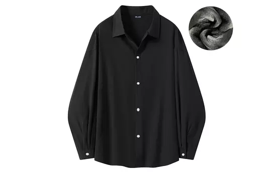 Универсальная повседневная рубашка унисекс IE I.E, Dark Blue Short-Sleeved Shirt (CY45)