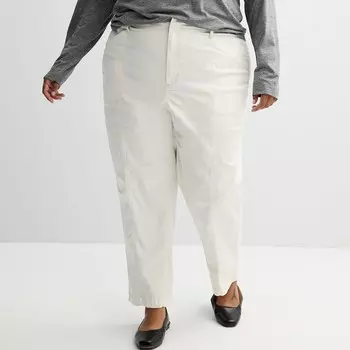 Универсальные брюки из твила больших размеров Sonoma Goods For Life, цвет Sahara Wind