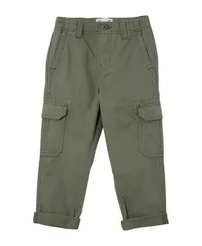 Универсальные брюки-карго с карманами для маленьких мальчиков COTTON ON, зеленый