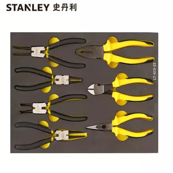 Универсальные плоскогубцы Stanley, 7 предметов, держатель инструмента, кусачки, плоскогубцы с игольчатыми концами, набор плоскогубцев LT-013-23