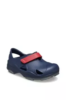 Универсальные сандалии для рыбалки Crocs, темно-синий