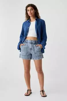 Универсальные шорты без застежки Gap, синий