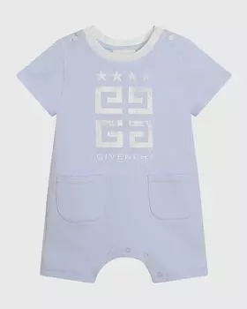 Универсальные шорты интерлок для мальчика, размер 1–9 м Givenchy, цвет Pale Blue