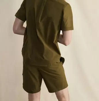 Универсальные шорты темно-оливкового цвета Onia