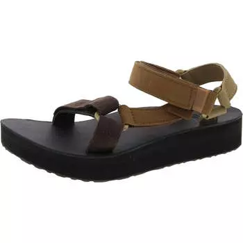 Универсальные женские кожаные босоножки на платформе Midform Teva, цвет universal leather