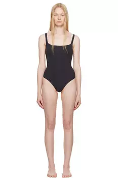 Универсальный боди с квадратным вырезом Skims, цвет onyx