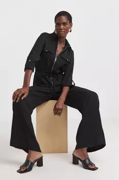 Универсальный комбинезон с длинными рукавами Jd Williams, черный