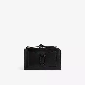 Универсальный кошелек utility snapshot dtm с застежкой-молнией сверху Marc Jacobs, черный