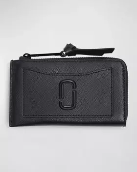 Универсальный кошелек Utility Snapshot DTM с застежкой-молнией сверху Marc Jacobs, цвет Black
