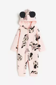 Универсальный костюм-толстовка с принтом H&M, розовый