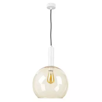 Универсальный подвесной светильник LYSITOS со стеклянным плафоном янтарного ретро, круглый шар, лампа для кухни, столовой Licht-Erlebnisse