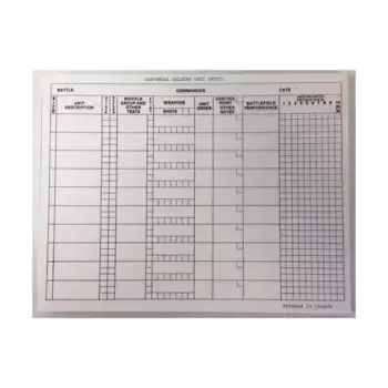 Универсальный солдат - Боевые листы, War Game Rules (RAFM)