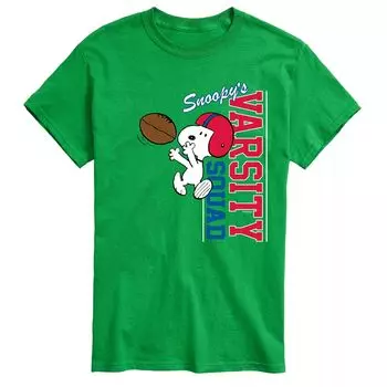 Университетская футболка Big & Tall Peanuts Licensed Character, зеленый