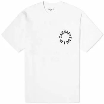 Университетская футболка Carhartt WIP Work, белый/черный