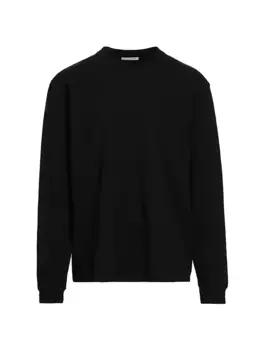 Университетская футболка с длинными рукавами John Elliott, черный