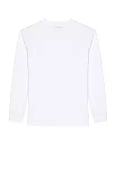 Университетская футболка с длинными рукавами John Elliott, белый