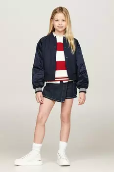 Университетская куртка бомбер Tommy Hilfiger, синий