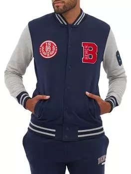 Университетская куртка с графическим рисунком Bench, темно-синий