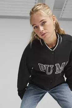 Университетская куртка с логотипом Puma, черный