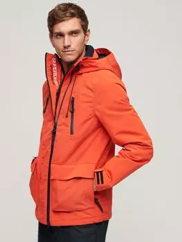 Университетская куртка Superdry College, оранжевая, средний цвет
