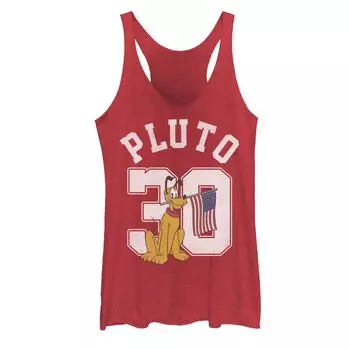 Университетская майка Disney Mickey & Friends Pluto для юниоров с американским флагом Licensed Character