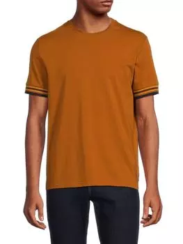 Университетская однотонная футболка Ben Sherman, карамель