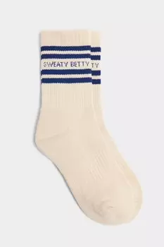 Университетские носки с надписью Sweaty Betty, черный