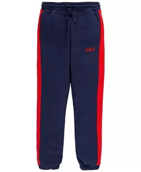 Университетские трикотажные спортивные брюки с завязками для больших мальчиков Levi's, мультиколор