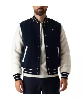 Университетский бомбер в городском стиле Tommy Jeans, синий