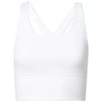 Университетский топ-майка в рубчик Joah Brown, белый