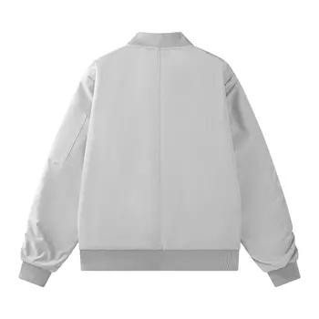 UNKNOWTAL Куртка унисекс, Серебристо-серый