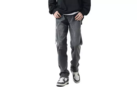 Unthemed Джинсы унисекс без тематики, Мытый синий