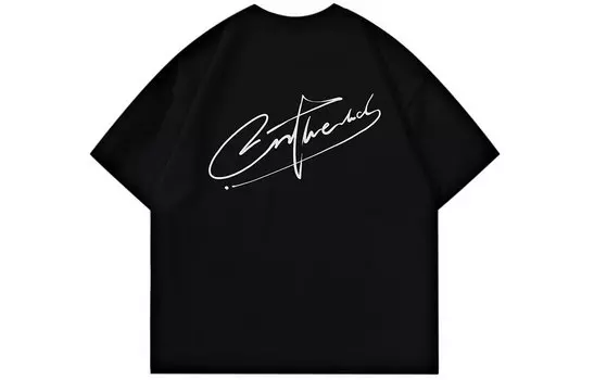 Unthemed Футболка унисекс без темы, Черный — переработанная ткань