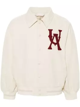 UNTITLED ARTWORKS шерстяная куртка Varsity Paesano, нейтральный цвет