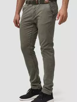 Уоллер брюки чинос Indicode, хаки