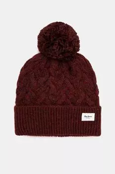 УОЛЛИС ШЛЯПА Pepe Jeans, бордовый