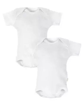 Упаковка 2 боди из детского лиоцелла с коротким рукавом Cambrass, белый