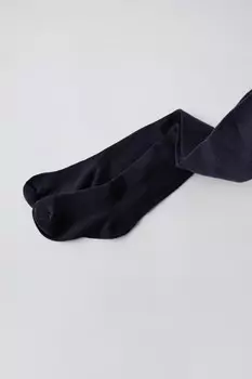 Упаковка 2 однотонных колготки ZARA, темно-синий