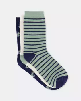 Упаковка 3 длинных носка для мальчика Cotton Juice, многоцветный