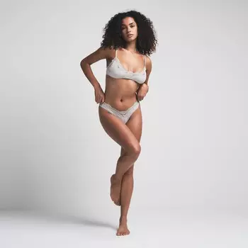 Упаковка-бралетт scoop, 2 шт. SKIMS, цвет platinum snowflake fair isle and spruce