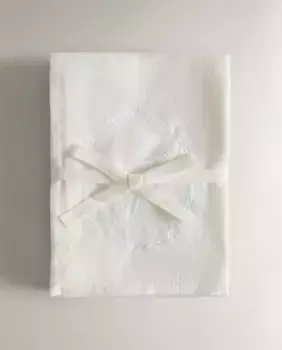 Упаковка детских муслиновых полотенец с вышитой буквой (2 шт.) Zara Home, Letter F