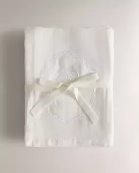 Упаковка детских муслиновых полотенец с вышитой буквой (2 шт.) Zara Home, Letter R