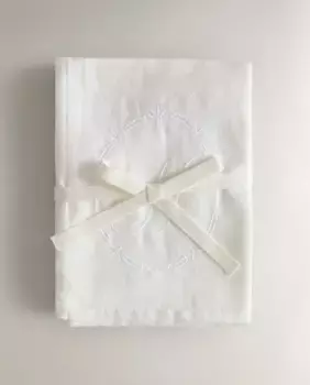 Упаковка детских муслиновых полотенец с вышитой буквой (2 шт.) Zara Home, Letter H