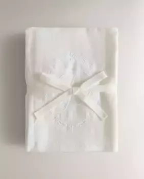 Упаковка детских муслиновых полотенец с вышитой буквой (2 шт.) Zara Home, Letter D