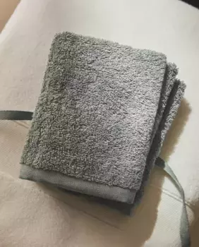 Упаковка хлопковых полотенец для рук (3 шт.) Zara Home, зеленый