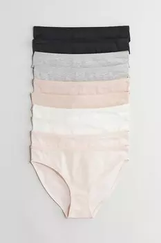 Упаковка из 10 хлопковых трусов H&M, розовый