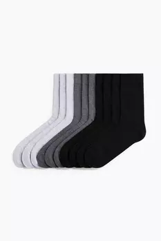 Упаковка из 10 носков H&M, серый