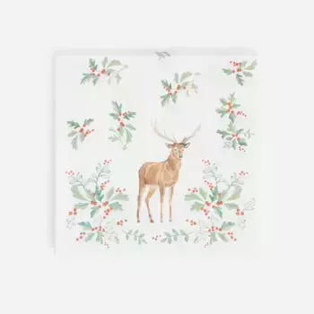 Упаковка из 20 бумажных салфеток Wald El Corte Ingls, белый