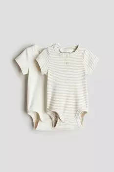 Упаковка из 2 боди Henley H&M, мультиколор