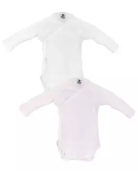 Упаковка из 2 детских боди из лиоцелла с длинными рукавами Cambrass, цвет Rosa